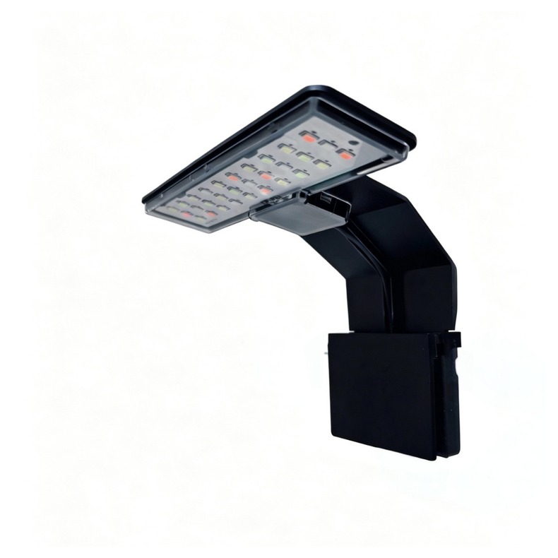 Ultra Thin LED Aquarium Light Clip On Energy Saving Splash Proof Planted Tank Grow Lamp