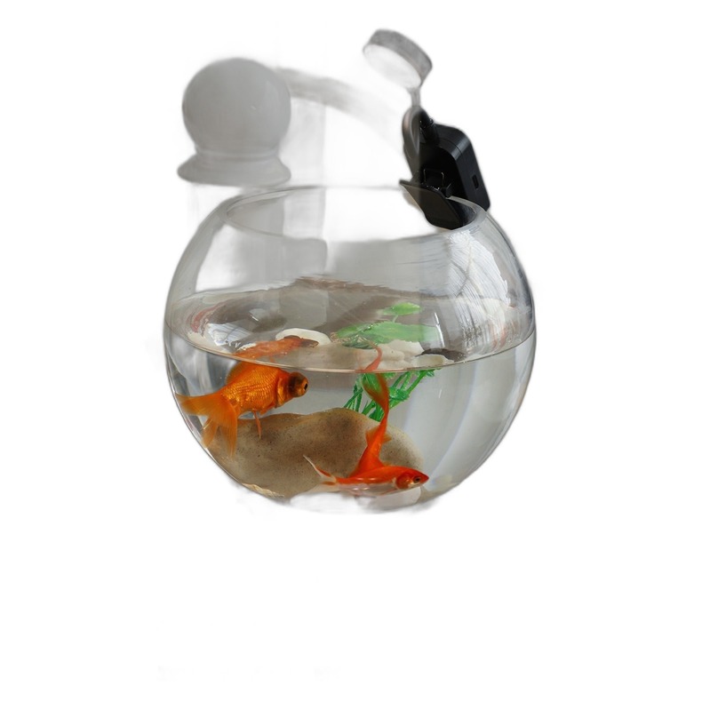 Wireless Aquarium Light Small Mini Clip Lamp Full Spectrum Plant LED Light Rotatable Nano Tank